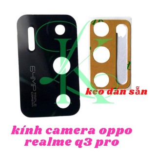 Kính camera dành cho Realme Q3 pro có sẵn keo dán