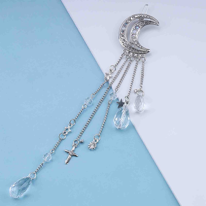 Kẹp Tóc Tua Rua Hình Ngôi Sao / Mặt Trăng / Ngôi Sao Phong Cách Dân Tộc Cổ Điển JP5