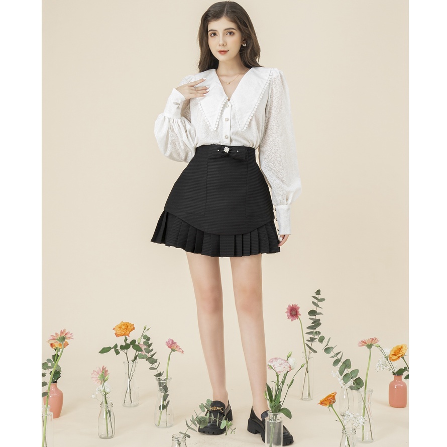 Váy quần xếp ly Margaux