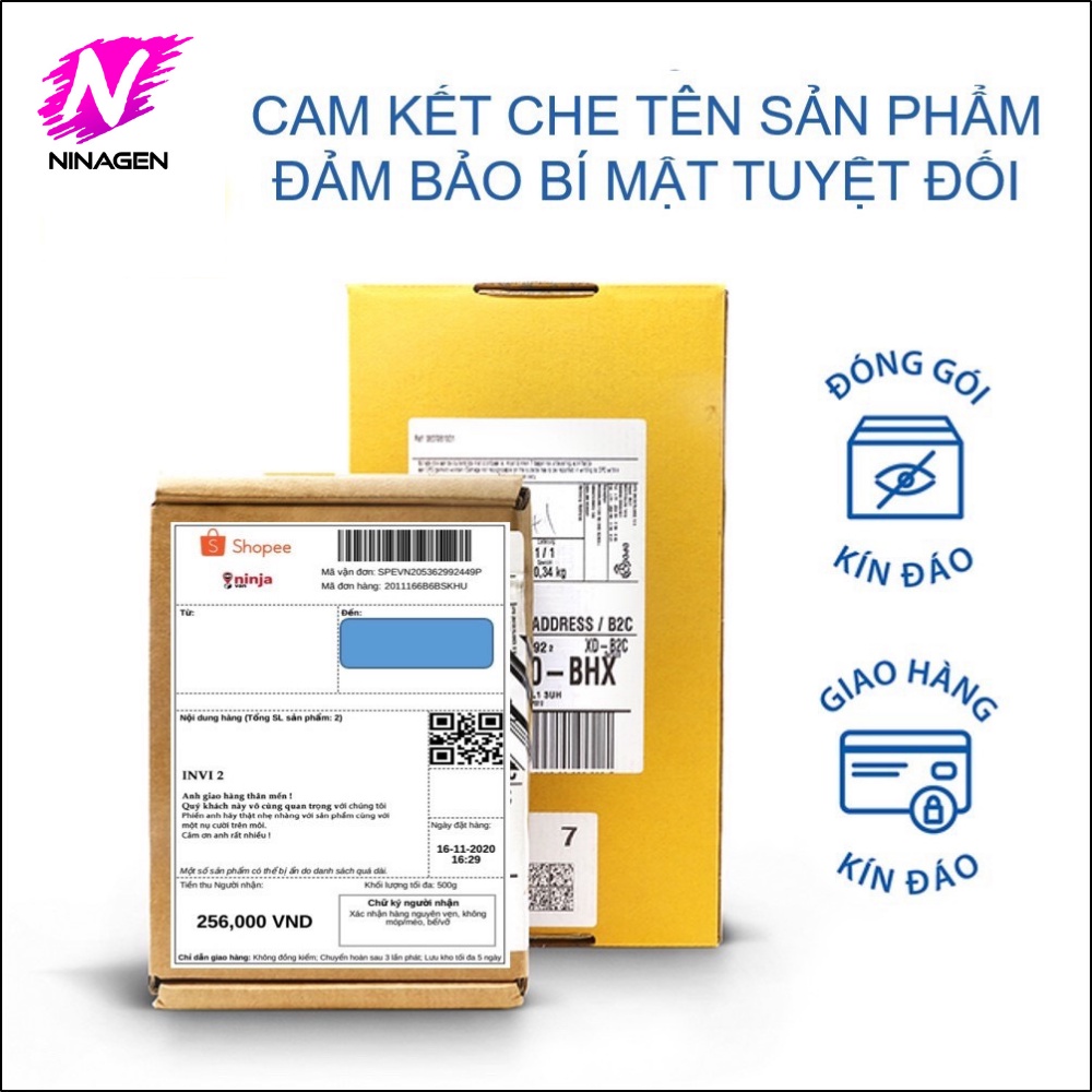 Bao cao su OiO siêu mỏng 001 kéo dài thời gian, bcs chống xuất tinh sớm hương vani Hộp 10 bcs NinaGen