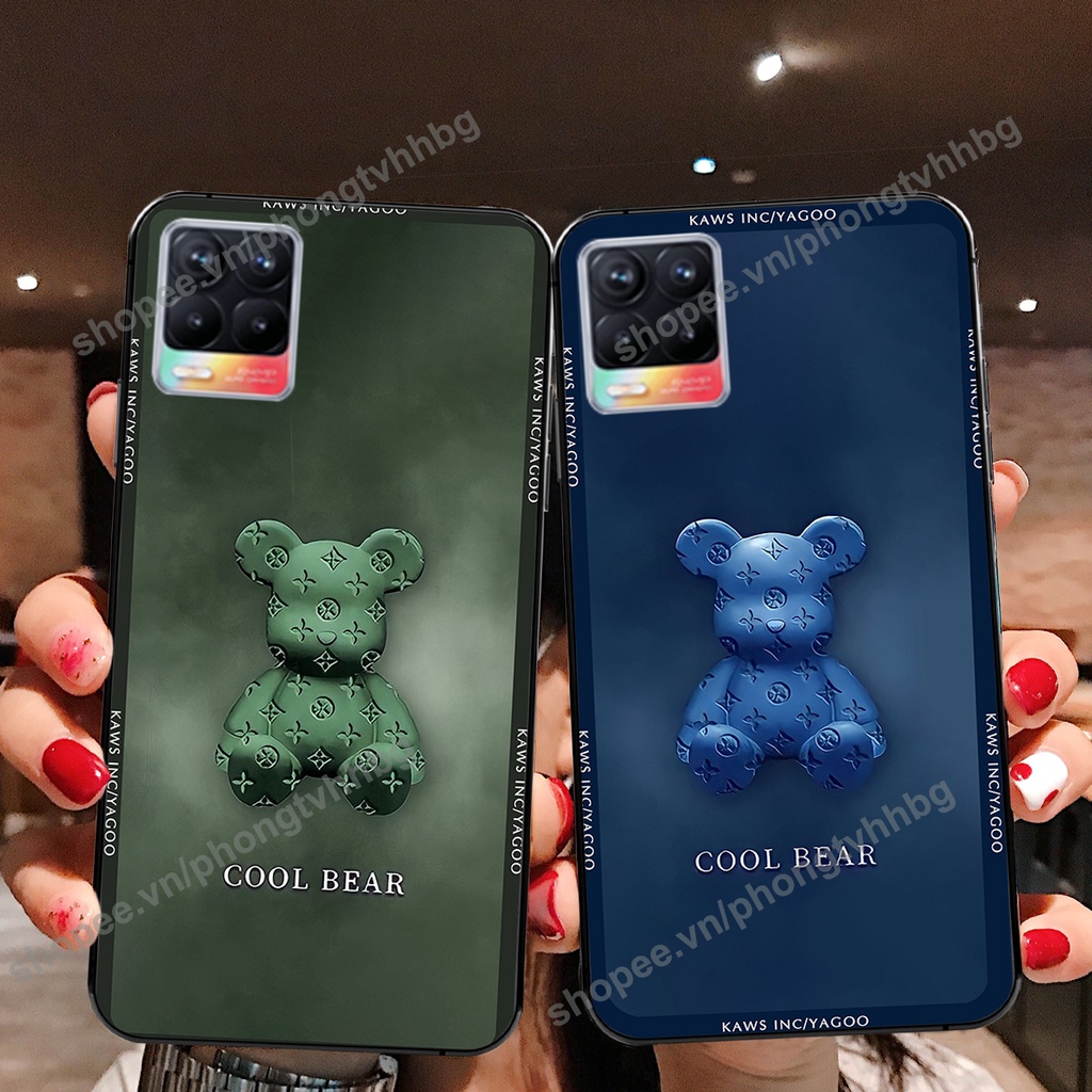 Ốp lưng Realme 8 / Realme 8 Pro BEARBRICK, KAWS nhiều mẫu chất cute mới nhất hot