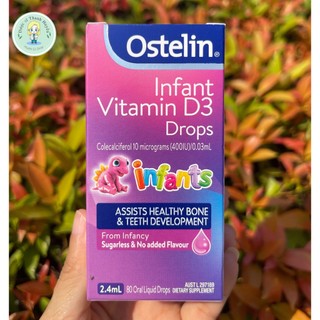 [Chính hãng, đủ bill] Vitamin D3 Ostelin Úc dạng giọt cho bé từ sơ sinh (Infant), dạng nước (Liquid) cho bé từ 6 tháng