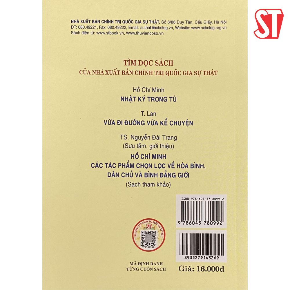[Mã BMLT35 giảm đến 35K đơn 99K] [Sách] Những bức thư của Bác Hồ nhân dịp đầu năm học mới | BigBuy360 - bigbuy360.vn