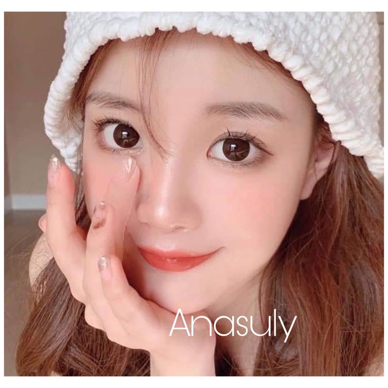 Lens nâu choco giãn tròng giúp đôi mắt to tròn ngọt ngào
