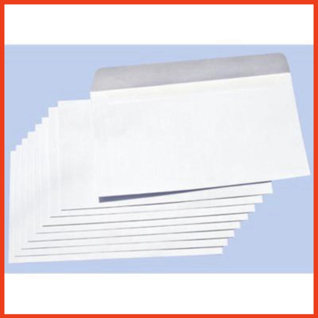 Lẻ 10 chiếc phong bì trắng A6