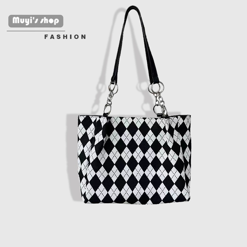 Túi Xách Vải Canvas Thiết Kế Cỡ Lớn Thời Trang Cao Cấp Trẻ Trung