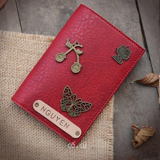 Ví đựng passport du lịch màu đỏ + hơn 15 màu khác