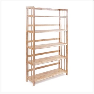 Kệ gỗ kệ sách cao 5 tầng 100cm gỗ tự nhiên