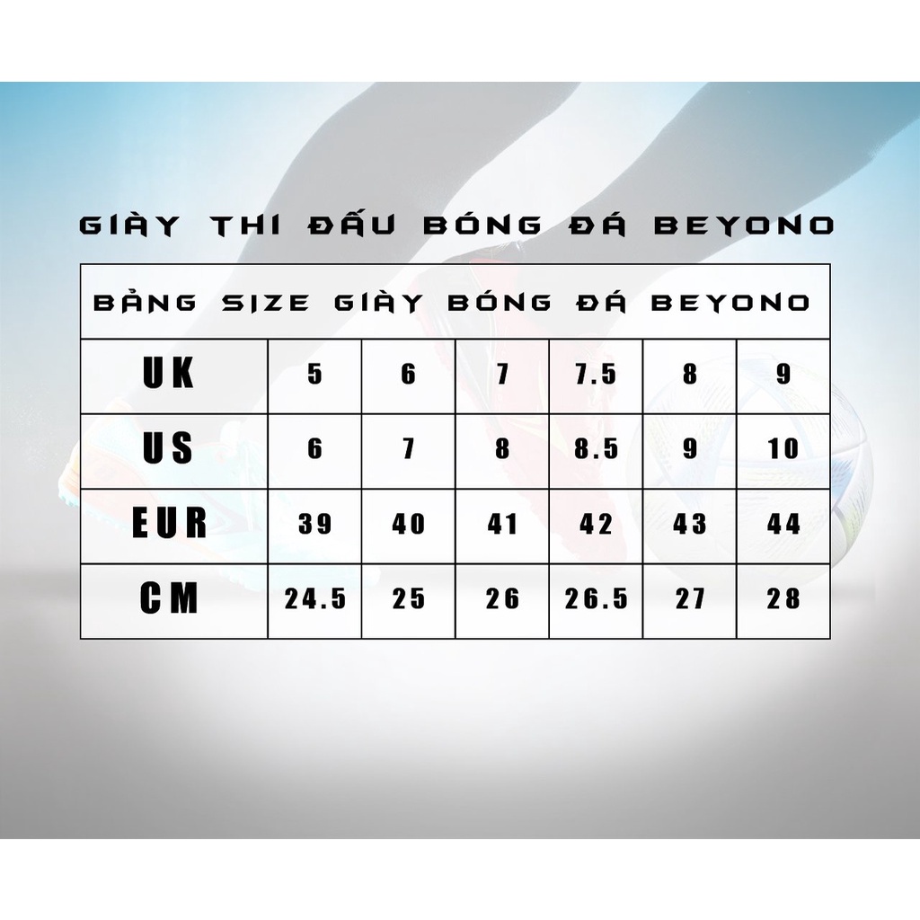 [ TẶNG TÚI ] Giày Bóng Đá Sân Cỏ Nhân Tạo Beyono Legend, Chất Liệu Microfiber 1.4mm Cao Cấp, Đế Khâu, Mềm Nhẹ, Ôm Chân