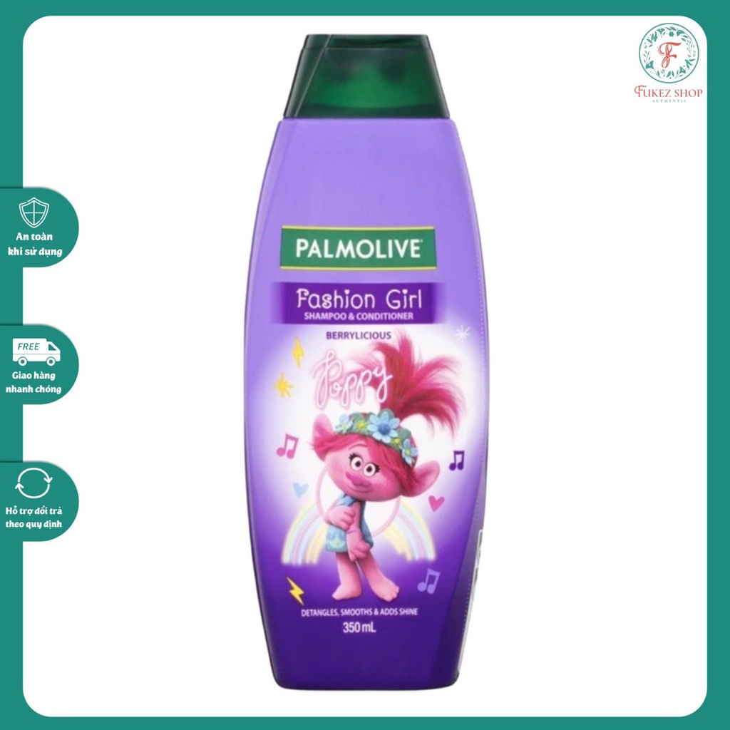 Dầu gội xả dành cho bé gái Palmolive 350ml - NK Úc