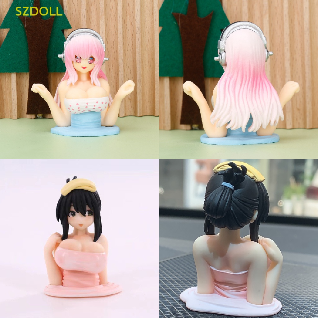 Búp Bê Anime Lắc Lư Dễ Thương Để Bàn Trang Trí Xe Hơi