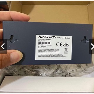 Switch Poe HIKVISION 6 cổng, 2 cổng Uplink DS-3E0106P-E/M (chính hãng)
