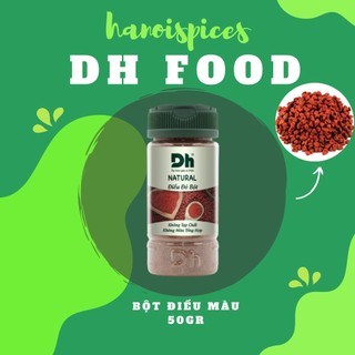 Điều đỏ bột Dh Foods Natural hũ 50g - Bột điều màu nguyên chất đảm bảo chất lượng