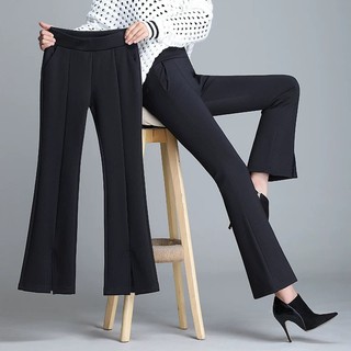 Quần ống loe nữ cạp cao dáng dài, quần legging nữ ôm ống loe chất liệu cao cấp-mns-mã 123