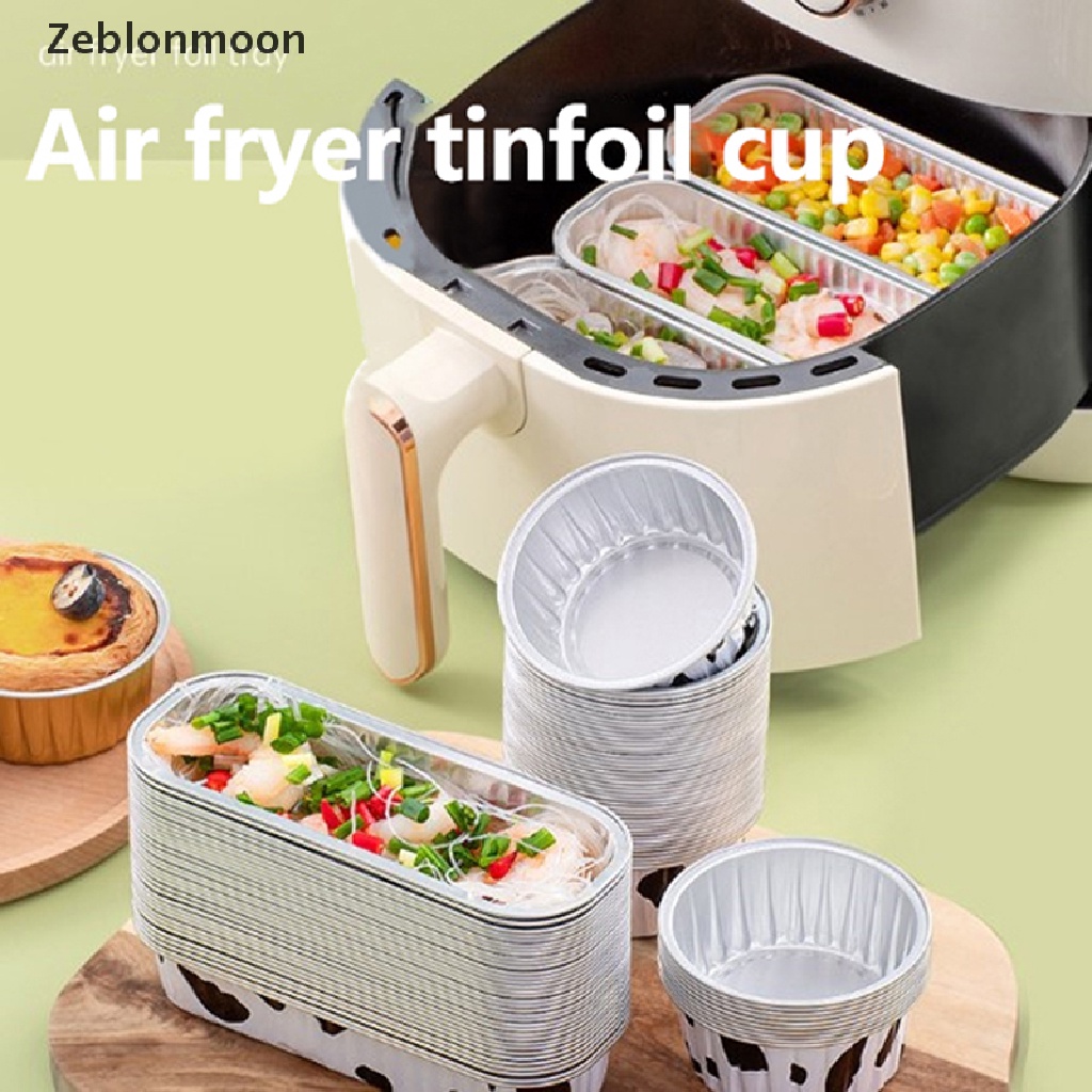 Bộ 10 Khuôn Lá Nhôm Tròn Dày Dặn Làm Bánh Cupcake / Muffin Tiện Dụng