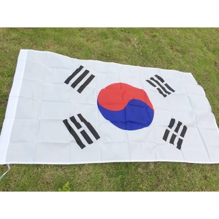 Cờ Hàn Quốc in 2 mặt kỹ thuật số siêu đẹp