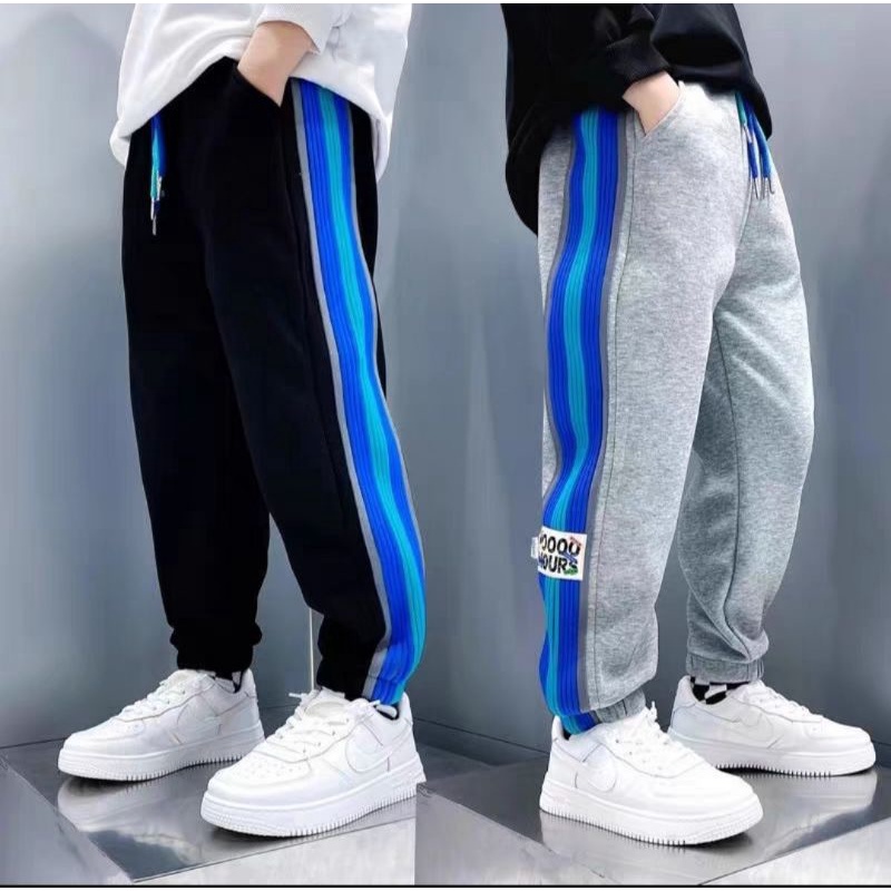 Quần jogger nỉ da cá bé trai, bé gái hàng Quảng Châu sz đại