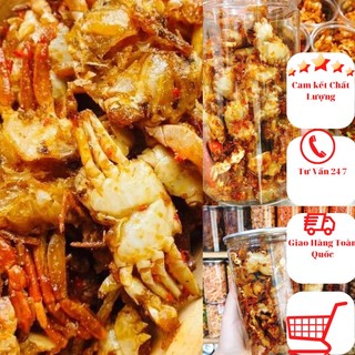 Ghẹ sữa rim tỏi ớt nhà làm thơm ngon,ghẹ sữa rim lá chanh hộp 300gr