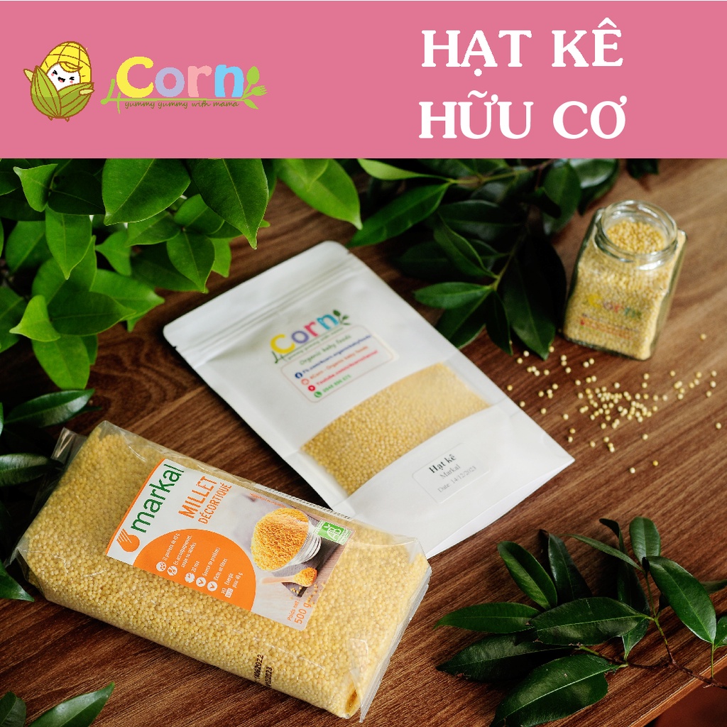 Hạt kê hữu cơ Markal - Cho bé 6m+