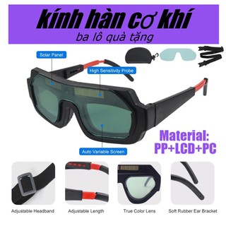 Kính hàn điện tử TX012S,Kính hàn tự động làm tối chống chói cho thợ hàn hồ quang Argon