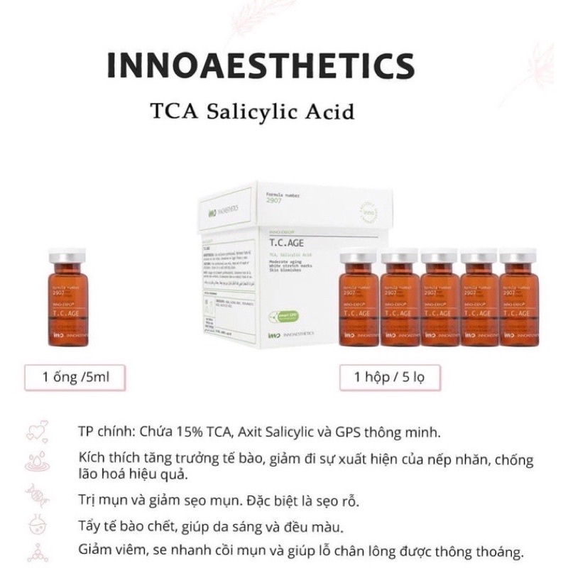 Tinh Chất Peel Cho Da Sẹo Rỗ T.C.AGE Innoaesthetics