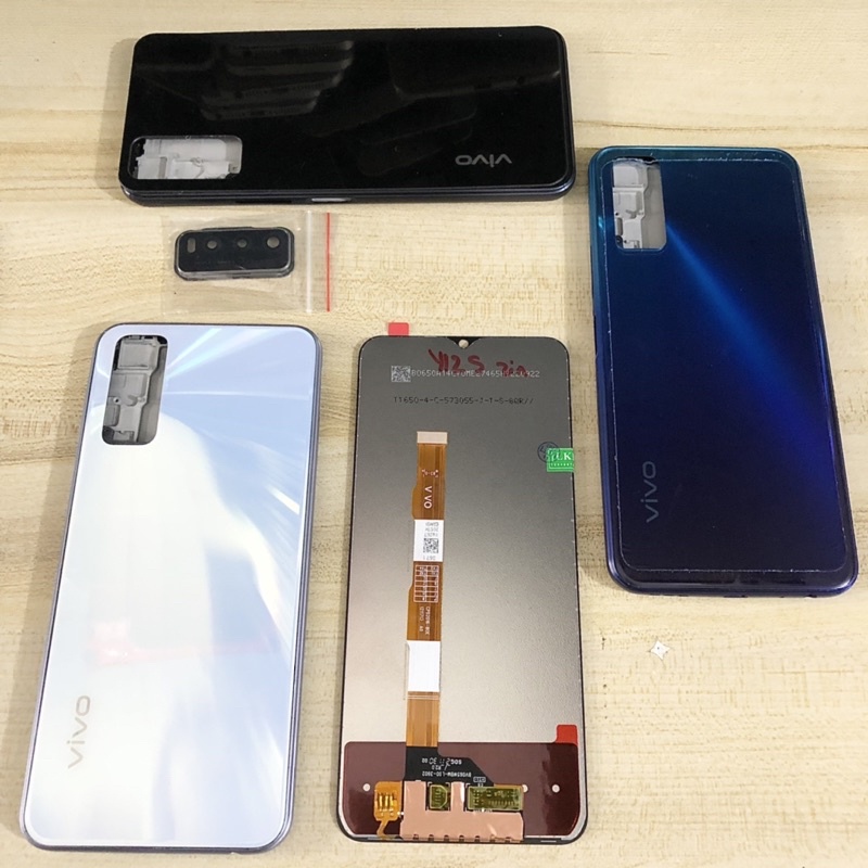 Combo Màn Hình + Bộ Vỏ Vivo Y20/ Y12s / Y20s Zin Hàng Cao Cấp.( Tặng keo dán )