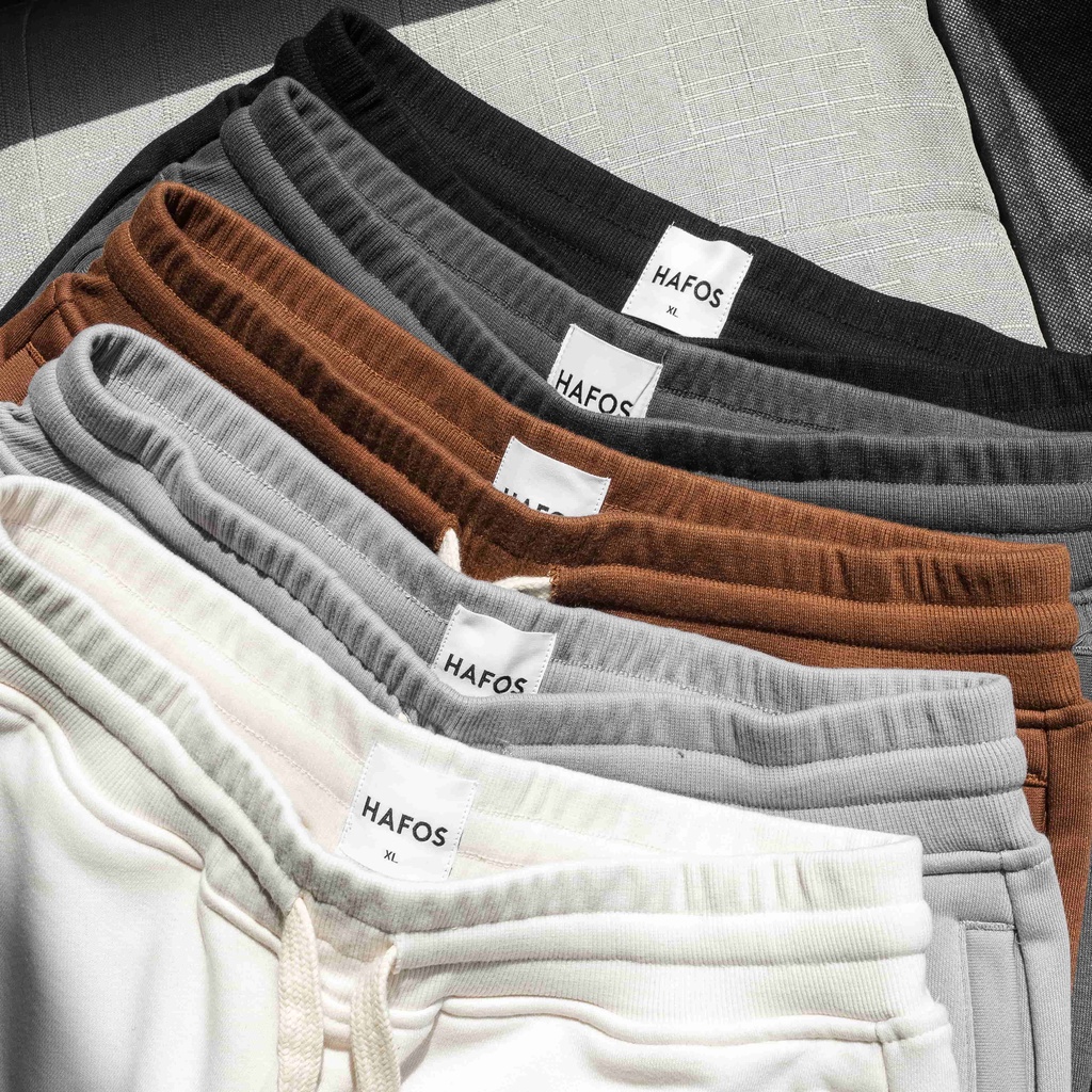 Set đồ ngắn Unisex Hoodie nỉ Cotton Chân cua - HAFOS