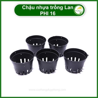 Chậu nhựa trồng lan - phi 16