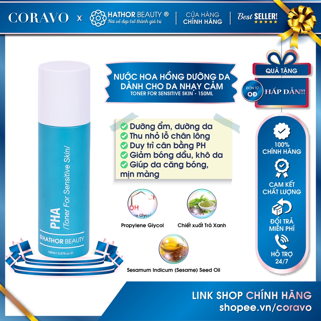 Bộ Siêu sản phẩm dành riêng cho da Nhạy Cảm | Hathor Beauty (Kim Thiên Hoa)