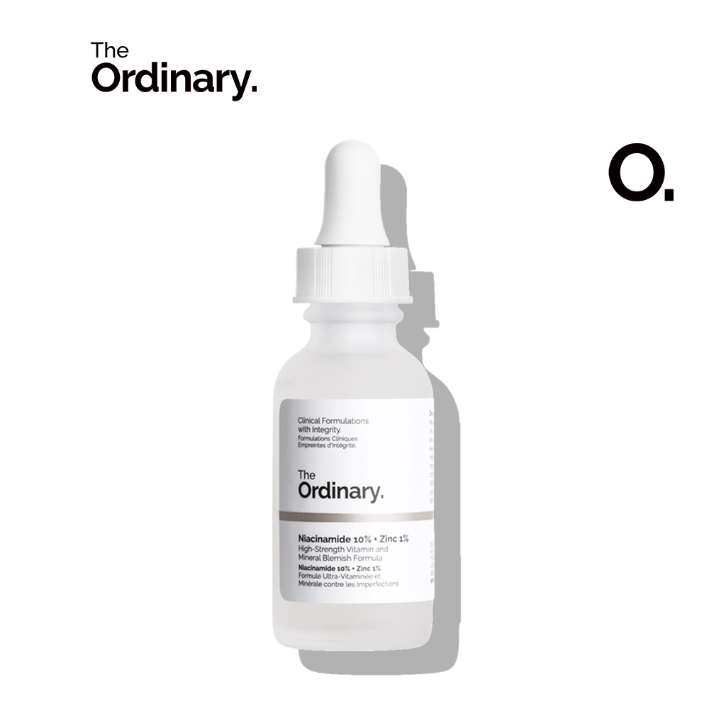 Serum The Ordinary Niacinamide 10% + Zinc 1% Giúp Cân Bằng Bã Nhờn Làm Sáng Da Thu Nhỏ Lỗ Chân Lông 30ml