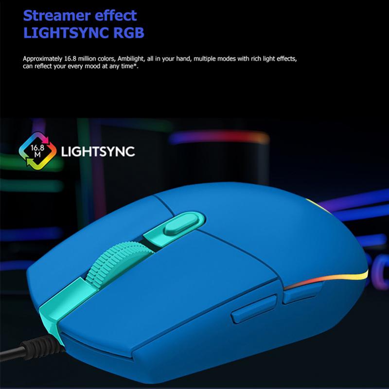 Chuột Quang Gaming G102 8000DPI Có Dây ChấT LượNg Cao