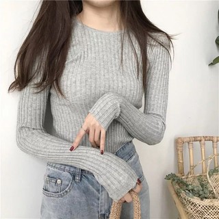 Áo len lông cừu cổ tròn mềm mại 1