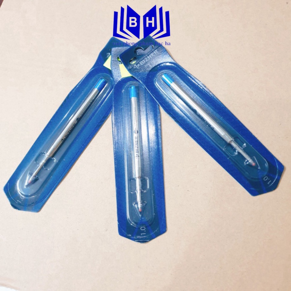 Ruột bút cao cấp Bizner BPR-014 - Mực Xanh - Ngòi 1.0mm