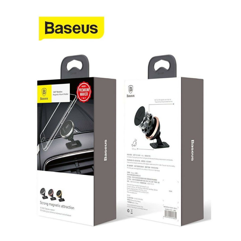 Hít điện thoại nam châm oto Baseus Strong Magnetic - giá đỡ điện thoại từ tính ô tô xe hơi - lực hút tốt