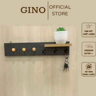 Móc Treo đồ gắn tường gỗ 50cm