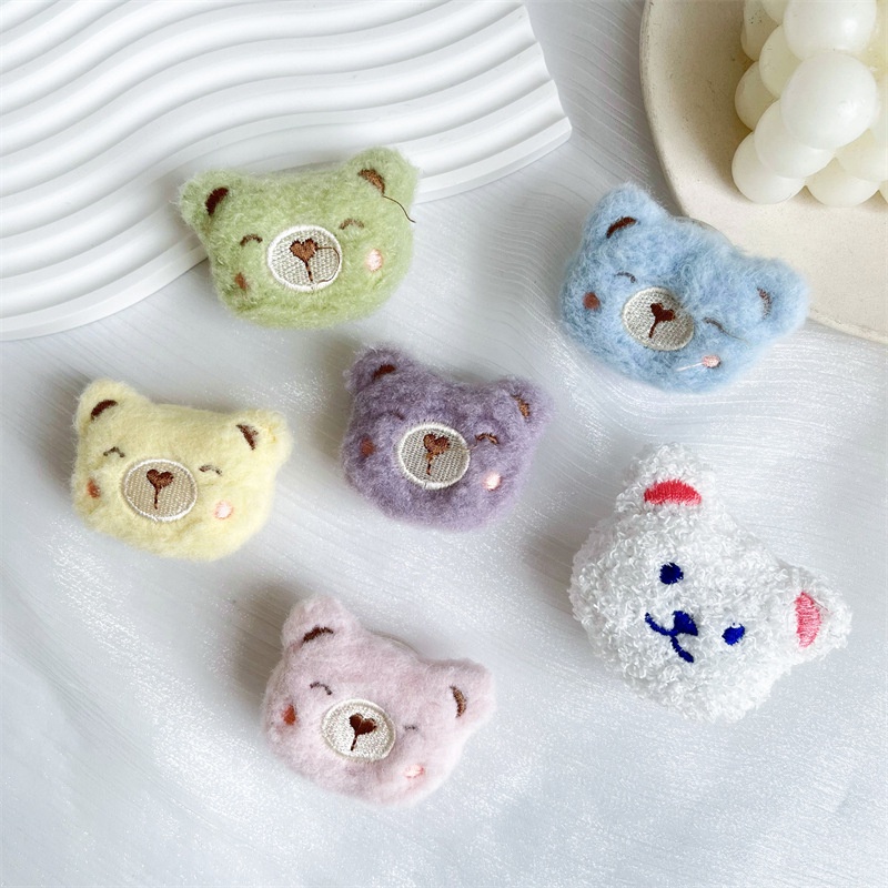 Giá Đỡ Điện Thoại Hình Gấu Bông Màu Trơn Dễ Thương