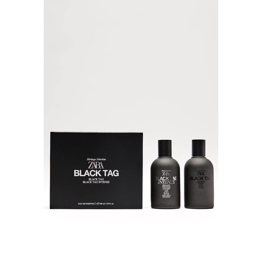 Set Nước Hoa Nam ZARA BLACK TAG EDP + BLACK TAG INTENSE EDP 100MLX2