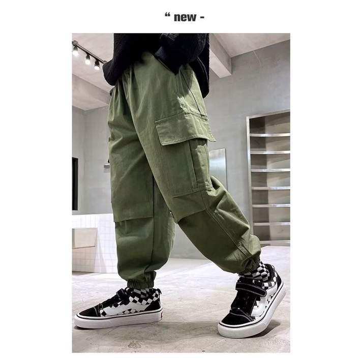 Quần Thể Thao Plus Size Thời Trang Xuân Thu Cho Bé Trai