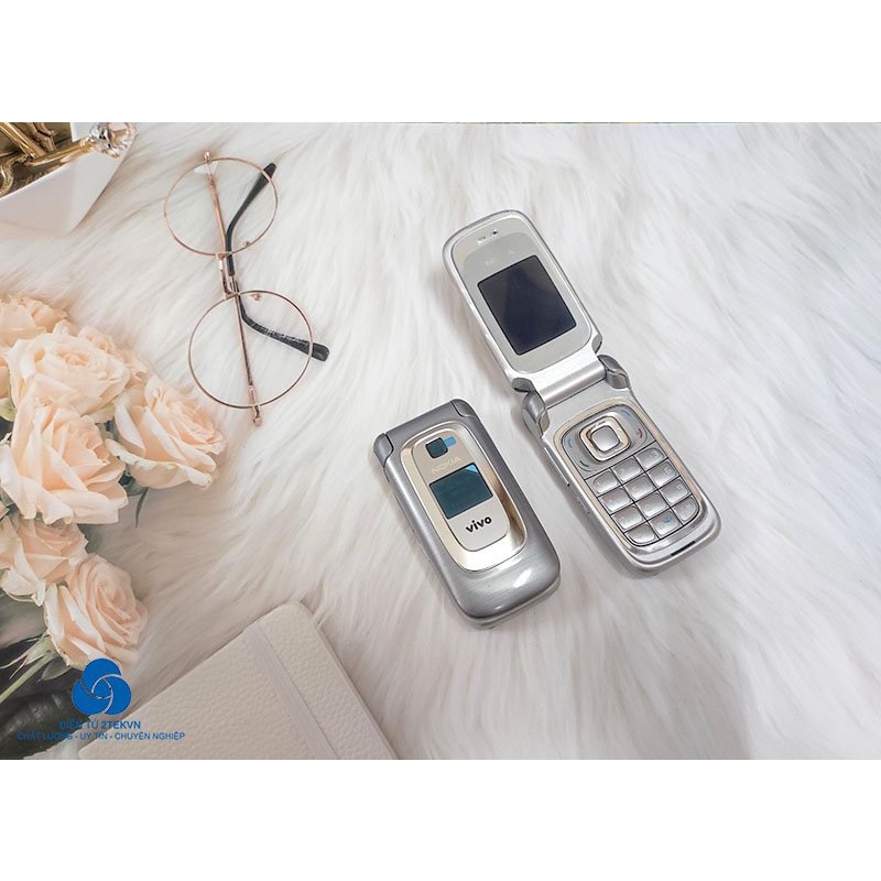 Điện thoại độc Nokia 6085 nắp gập 2 màn hình giá rẻ kèm pin sạc
