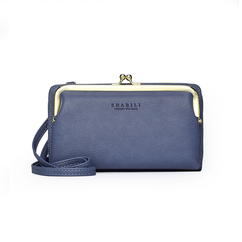 IELGY Túi Đeo Chéo Đựng Điện Thoại Có Khóa Kéo Phong Cách retro Hàn Quốc