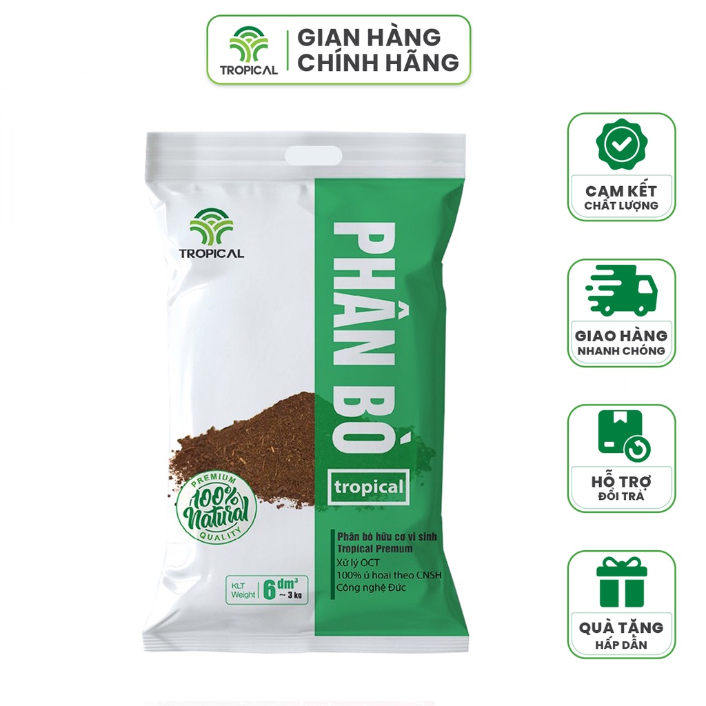 Phân bò Tropical premium