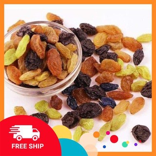 Nho khô mix chuẩn Mỹ 4 vị siêu ngon