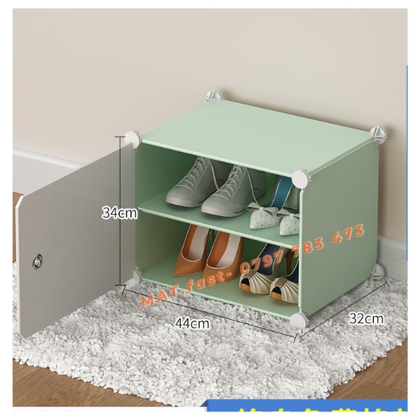 TỦ NHỰA LẮP GHÉP ĐỂ ĐƯỢC 4 ĐÔI GIÀY DÉP