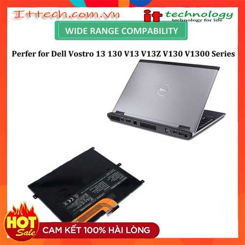 🎁 PIN ZIN HÃNG 🎁Pin laptop Dell Vostro V13 V130
