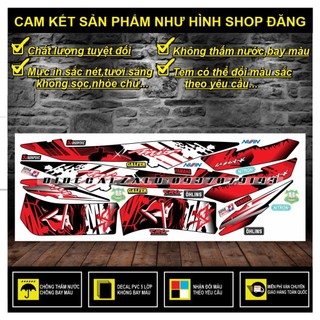 TEM RỜI MIO ULTIMO 2009 SAMURAI ĐỎ ĐEN -