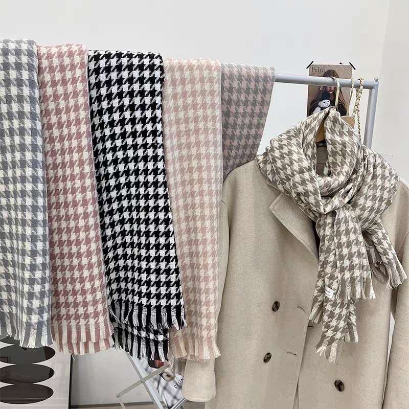 Khăn len dệt kim ziczac 2022