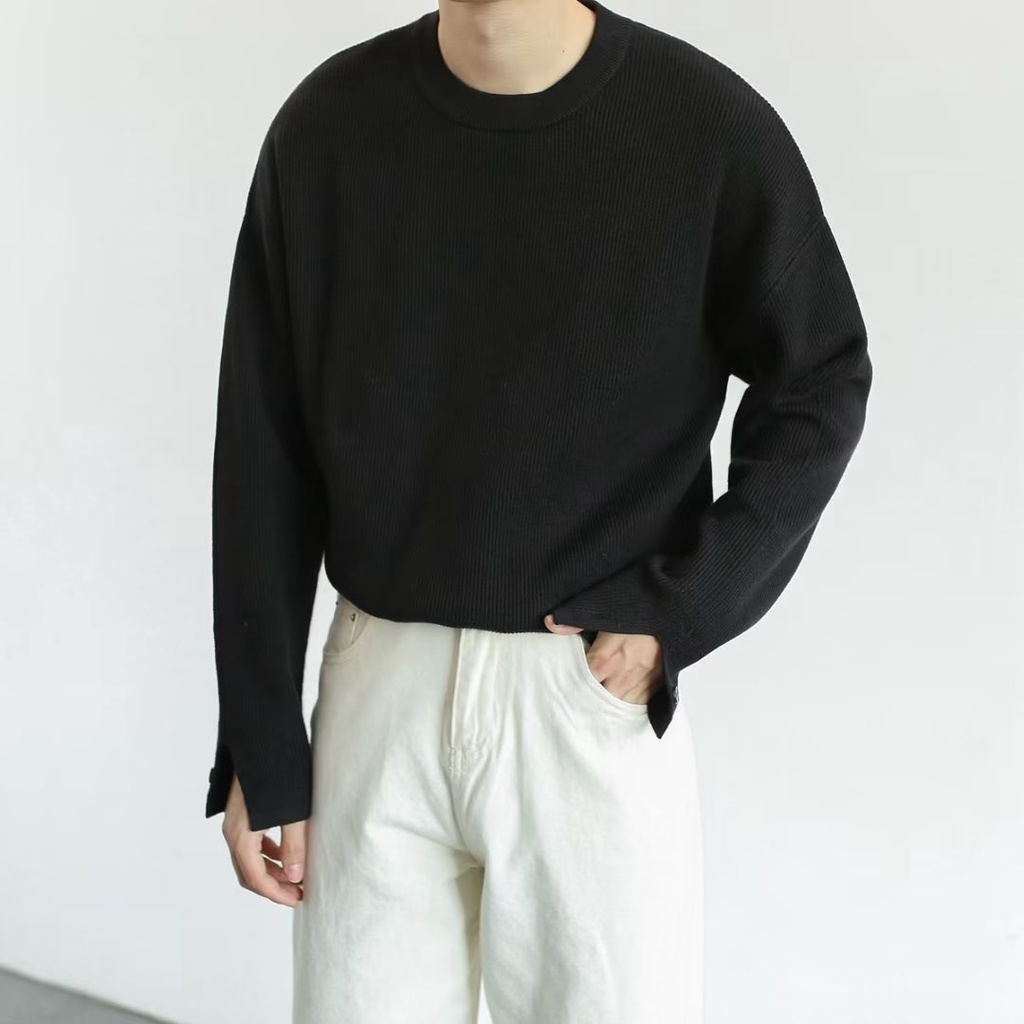 Áo Sweater Dài Tay Thời Trang Hàn Quốc Dành Cho Nam