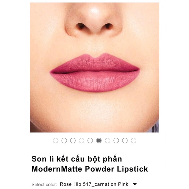 Son lì kết cấu bột phấn ModernMatte Powder Lipstick Shi.Sei.Do Chính Hãng