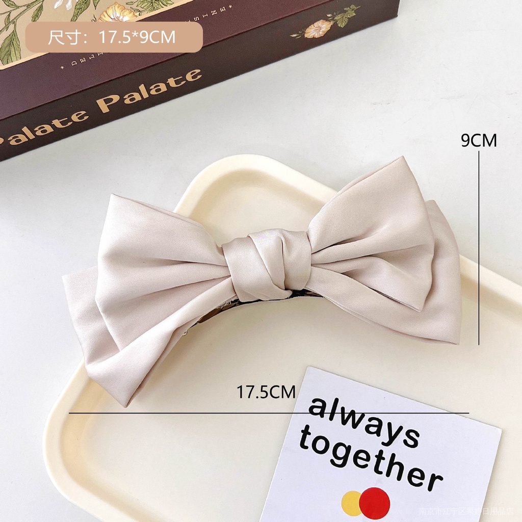 Kẹp Tóc Đuôi Ngựa Bằng Satin Cao Cấp Thời Trang 2022