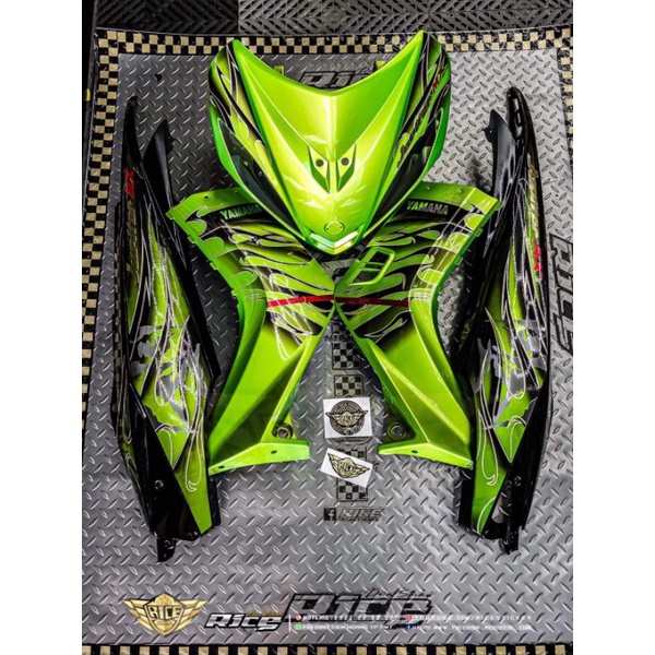 tem rời exciter 2010 xanh đen lửa